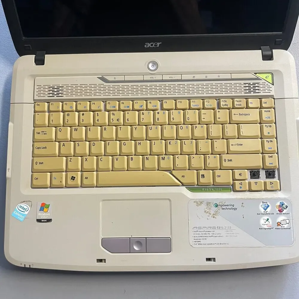 ACER Aspire 5315-2153 Intel Celeron Processor 530 Crystalbrite 15.4 PARTS ONLY